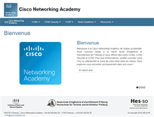Tablet Screenshot of cisco-academy.ch